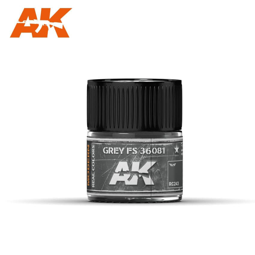 AK Interactive Real Colors: Grey FS 36081 - 10ml RC243